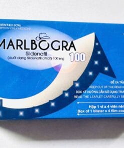 Thuốc Marlbogra 100 h/4v điều trị rối loạn cương dương, liệt dương, yếu sinh lý