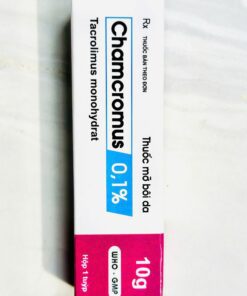 Thuốc Chamcromus 0,1% tuýp 10g điều trị viêm da cơ địa, chàm, dị ứng da, vảy nến 1 Chamcromus0.1