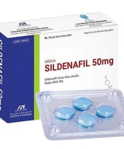 Thuốc SILDENAFIL 50mg Arova điều trị khó cương dương, dương vật không đạt cương cứng