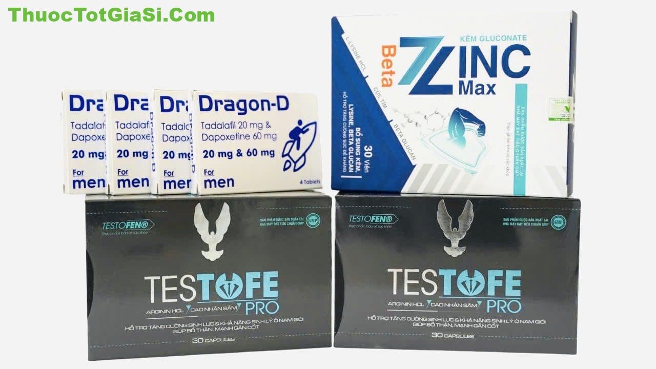 Dragon D, ZinC Max Beta, Testosfe Pro | thuoctotgiasi.com