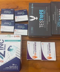 Thuốc Duraject 60 Allegens (Dapoxetine 60mg) h/4v điều trị xuất tinh sớm, xuất tinh nhanh ngoài mong muốn 7 Testofe Duraject betazinc