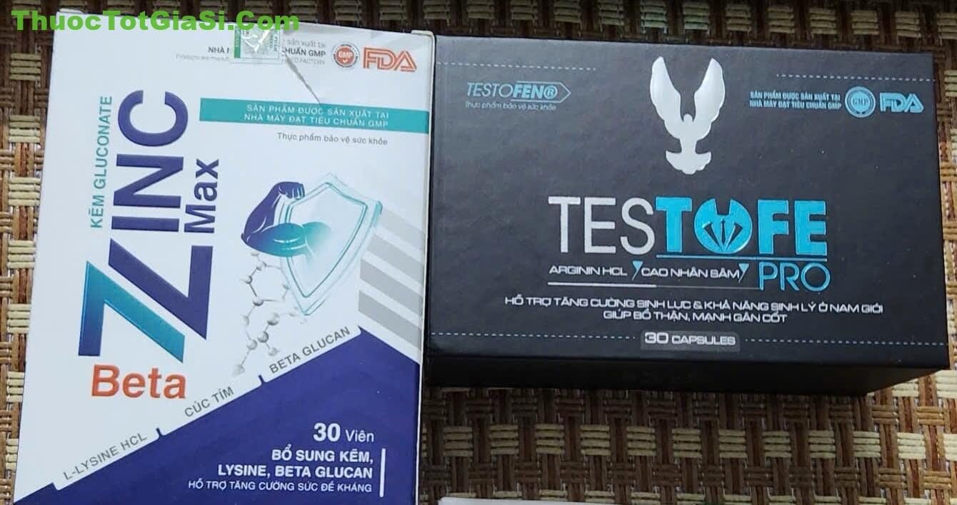 Thuốc Testofe Pro Esico 30 viên hỗ trợ sinh lý, tăng cường sinh lực, bổ thận tráng dương Thuốc Testofe Pro Esico 30 viên hỗ trợ sinh lý, tăng cường sinh lực, bổ thận tráng dương