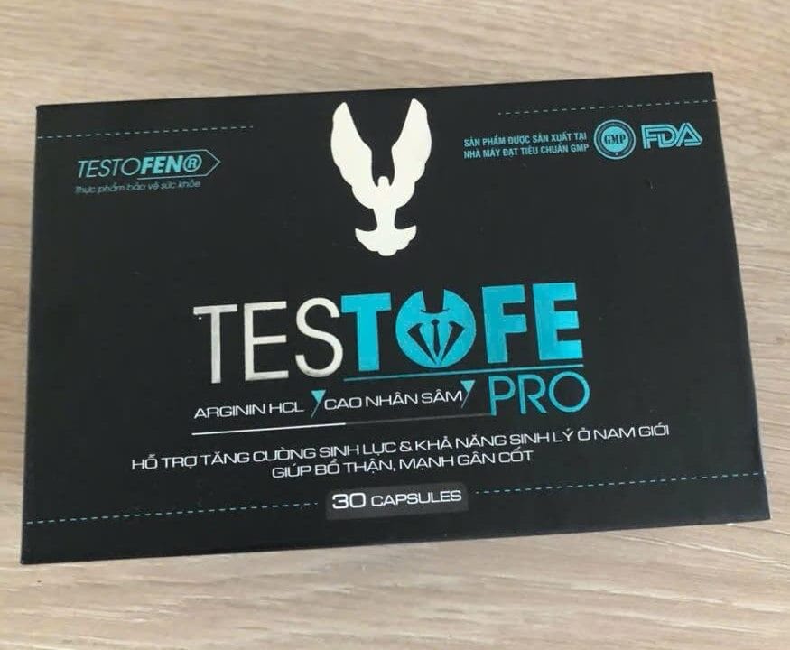 Thuốc Testofe Pro Esico 30 viên hỗ trợ sinh lý, tăng cường sinh lực, bổ thận tráng dương Thuốc Testofe Pro Esico 30 viên hỗ trợ sinh lý, tăng cường sinh lực, bổ thận tráng dương