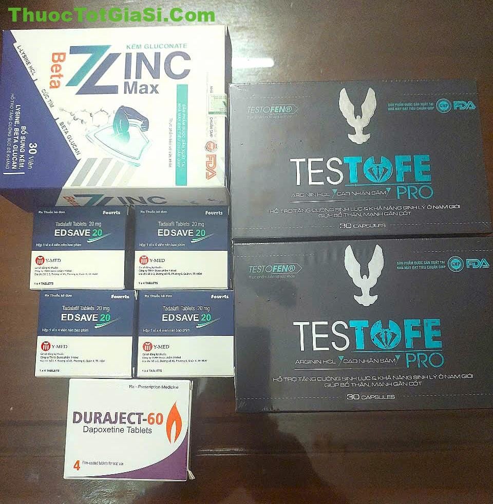 Testofe Zinc Duraject EDsave Testofe Pro, Zinc Max, Edsave, Duraject