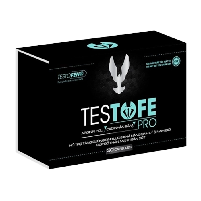 Thuốc Testofe Pro Esico 30 viên hỗ trợ sinh lý, tăng cường sinh lực, bổ thận tráng dương 12 Testofe Pro Esico pharma 3 vỉ x 10 viên