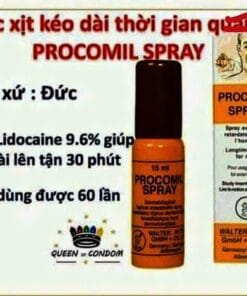 Thuốc xịt PROCOMIL SPRAY 15ml kéo dài thời gian quan hệ