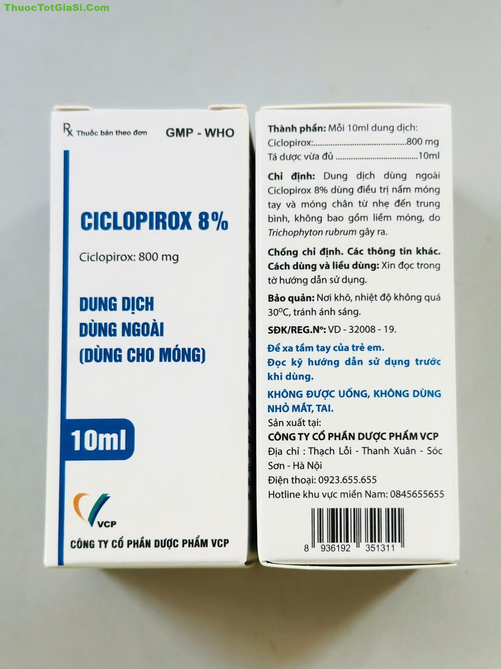 Ciclopirox8vcp10mltrinammong
