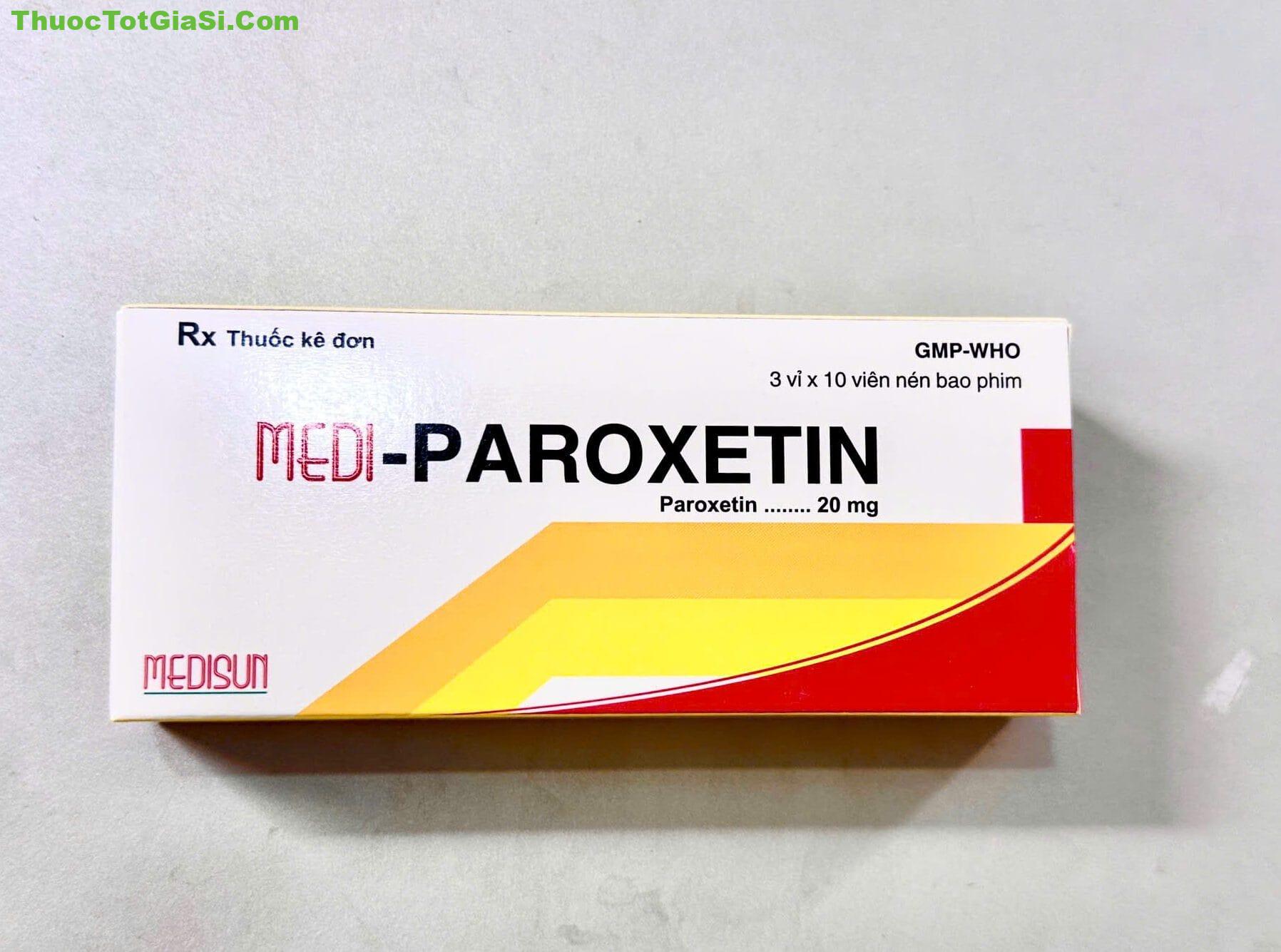 Thuốc Medi-PAROXETIN (Paroxetin 20mg)
