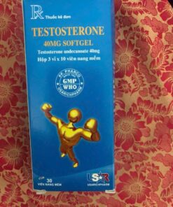 Thuốc TESTOSTERONE 40mg USARICHPHARMA hộp 30 viên 2 Thuoc TESTOSTERONE 40mg