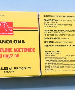Thuốc tiêm Lisanolona 80mg/2ml điều trị dị ứng, sẹo lồi, viêm khớp (giá sỉ) 2 ThuocLisanolona80mg