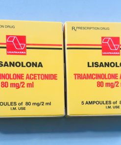 Thuốc tiêm Lisanolona 80mg/2ml điều trị dị ứng, sẹo lồi, viêm khớp (giá sỉ) 1 ThuoctiemLisanolona80mg2ml
