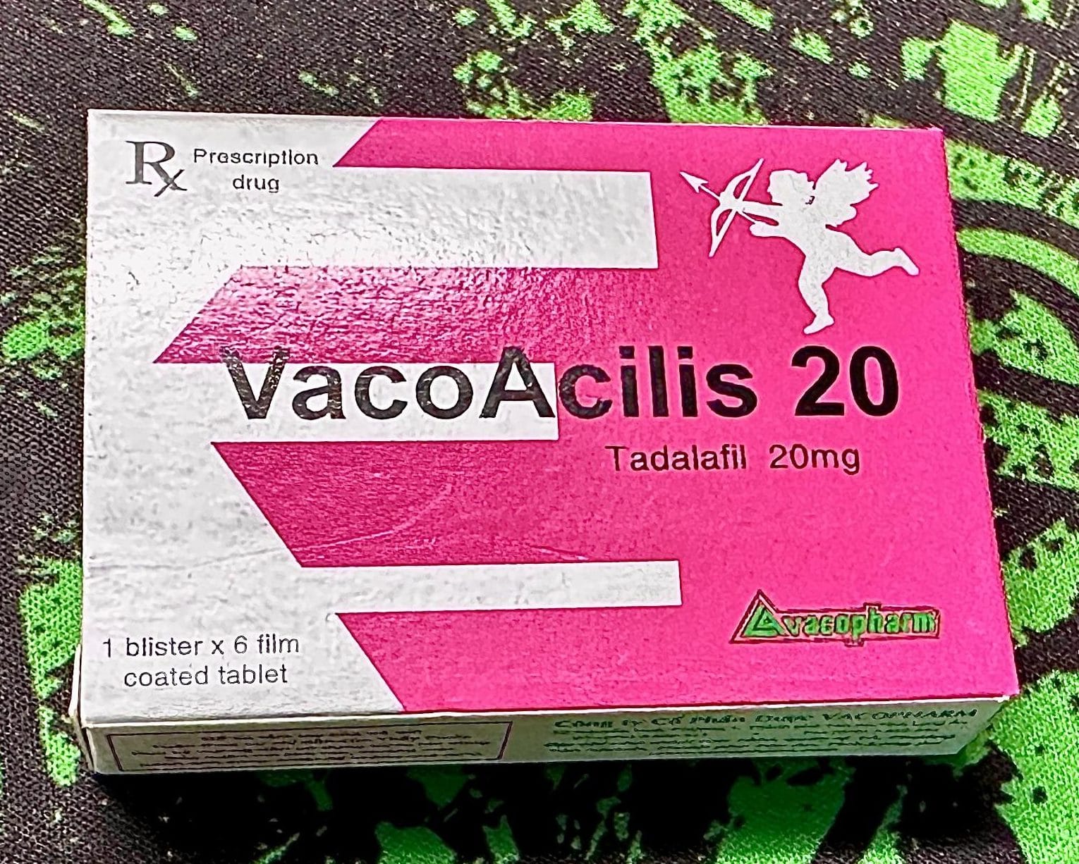 Vacoacilis 20 (Tadalafil 20mg) điều trị rối loạn cương dương Vacoacilis 20 (Tadalafil 20mg) điều trị rối loạn cương dương
