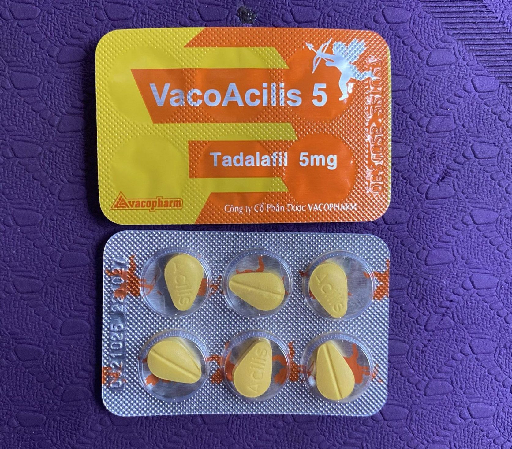 Thuốc Vacoacilis 5 Avacopharm (Tadalafil 5mg) điều trị rối loạn cương dương Vacoacilis 5 (Tadalafil 5mg) điều trị rối loạn cương dương