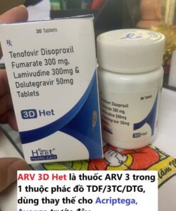 Thuốc 3D Het ARV điều trị nhiễm HIV/AIDS 2 thuoc 3d het arv dieu tri nhiem hiv aids 3758