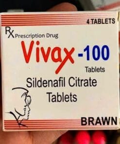 Thuốc Vivax-100 Brawn (Sildenafil 100mg) điều trị rối loạn cương dương nam giới