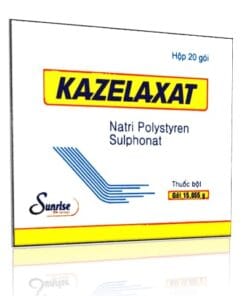 Thuốc Kazelaxat hộp 20 gói điều trị tăng Kali máu