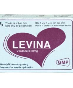 Thuốc Levina 20mg h/4v (Vardenafil 20mg) điều trị rối loạn cương dương