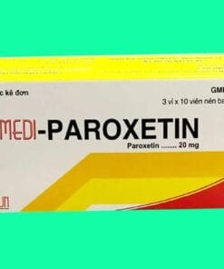 Thuốc MEDI-PAROXETIN Medisun (Paroxetin 20mg) điều trị bệnh trầm cảm