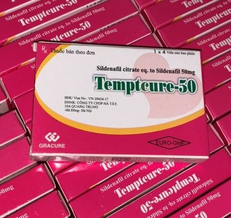 Thuốc TEMPTCURE 50 Gracure (Sildenafil 50mg) H/4v điều trị rối loạn cương dương 3 THUỐC TEMPTCURE 50 | thuoctotgiasi.com