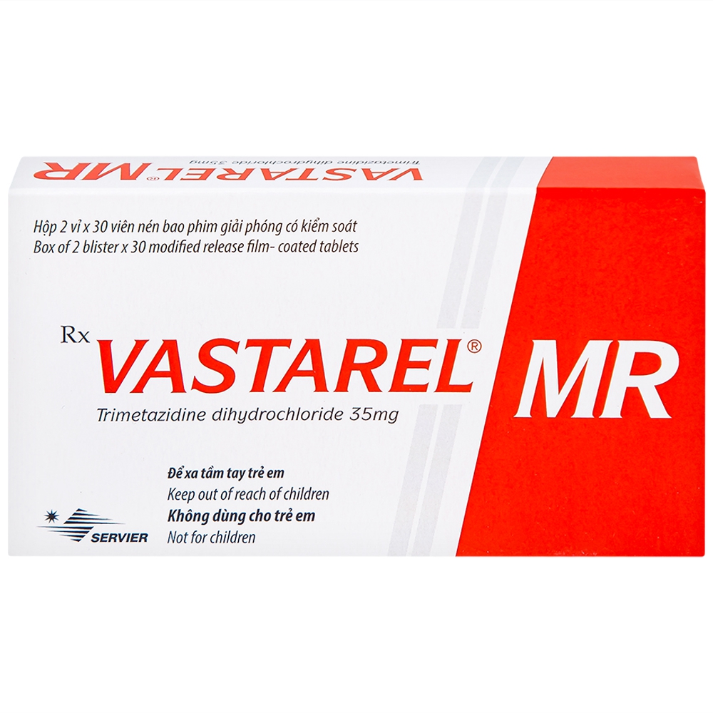 Thuốc Vastarel MR (Trimetazidine 35mg) điều trị nhồi máu cơ tim, chóng mặt 5 Thuốc Vastarel MR (Trimetazidine) 35mg trị đau thắt ngực