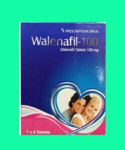 Thuốc Walenafil-100 Aurochem (Sildenafil 100mg) H/4v điều trị rối loại cương dương