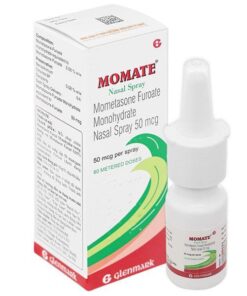 Thuốc xịt mũi Momate 50mcg Nasal Spray Glenmark điều trị viêm mũi dị ứng