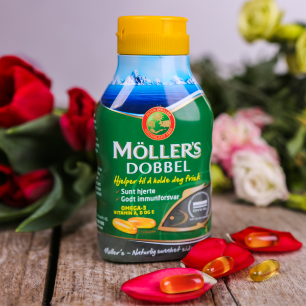 Viên dầu cá tuyết Möller’s Dobbel Omega-3 112 viên 3 Omega-3 Moller's Dobbel - Bổ Sung DHA Và EPA | thuoctotgiasi.com