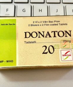 DONATON 20 (Tadalafil 20mg) H/4v điều trị rối loạn cương dương, xuất tinh sớm, yếu sinh lý 4 DONATON 20 Tadalafil 20mg dieu tri roi loan cuong duong scaled e1748751221357