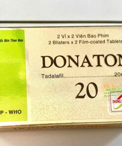 DONATON 20 (Tadalafil 20mg) H/4v điều trị rối loạn cương dương, xuất tinh sớm, yếu sinh lý 3 DONATON 20 Tadalafil 20mg e1748751153680