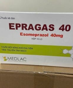 Thuốc EPRAGAS 40 (Esomeprazol 40mg) MEDLAC hộp10 lọ