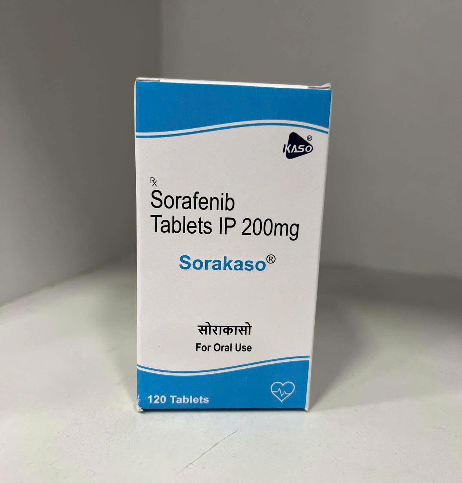 Thuốc SORAKASO 200mg Kaso 120 viên - điều trị ưng thư gan, thận, tuyến giáp | THUOCTOTGIASI.COM