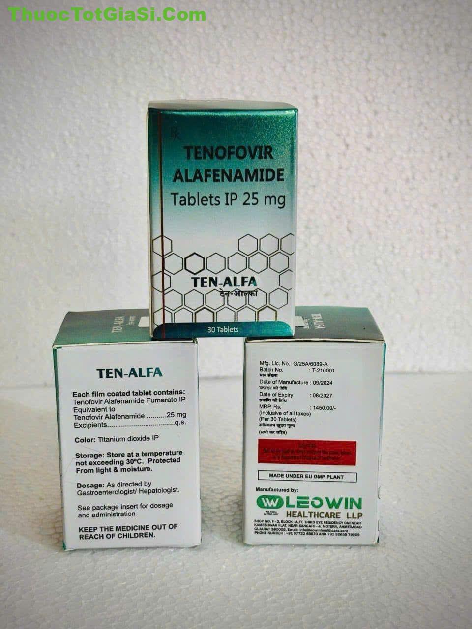 Thuốc Tenofovir Alafenamide ATEN ALFA