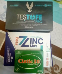 Thuốc ZinC Max Beta Esico 30 viên hỗ trợ tăng cường sức đề kháng 10 Ciatic 20 Tadalafil 20mg, Duraject 60, Beta Zinc Max điều trị rối loạn cương dương, điều trị xuất tinh sớm, điều trị yếu sinh lý