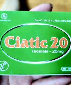 Thuốc Ciatic 20 (TADALAFIL 20MG) H/2v điều trị rối loạn cương dương nam giới 9 Ciatic 20 Tadalafil 20mg