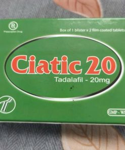 Thuốc Ciatic 20 (TADALAFIL 20MG) H/2v điều trị rối loạn cương dương nam giới 3 Ciatic 20 Tadalafil 20mg, Duraject 60, Beta Zinc Max điều trị rối loạn cương dương, điều trị xuất tinh sớm, điều trị yếu sinh lý
