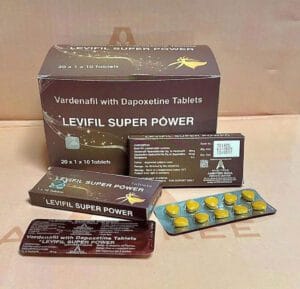 Cách cải thiện chức năng sinh lý nam giới xuất tinh sớm, rối loạn cương dương hiệu quả nhanh 4 lEVIFIL SUPER POWER Vardenafil with Dapoxetine