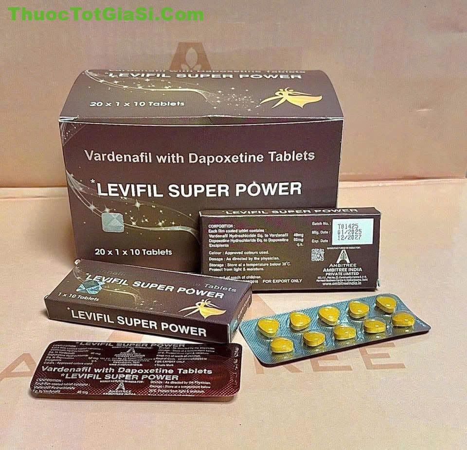 lEVIFIL SUPER POWER Vardenafil with Dapoxetine
