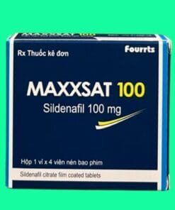 MAXXSAT 100 (Sildenafil 100mg) H/4v điều trị rối loạn cương dương, yếu sinh lý, khó cương