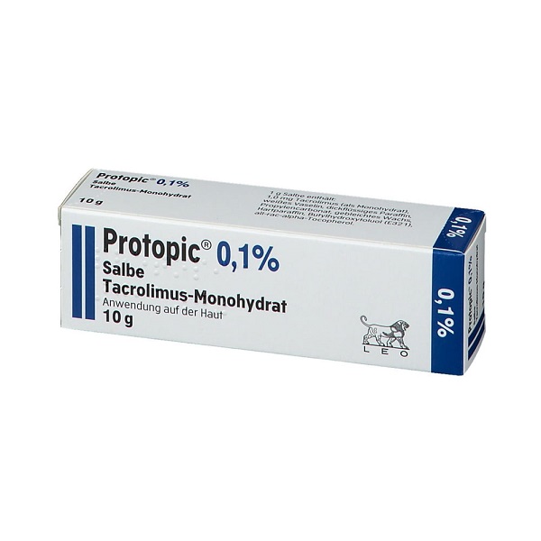 Protopic 0.1% (Tacrolimus 0.1) LEO 10g- điều trị chàm thể tạng 5 Protopic 0,1%