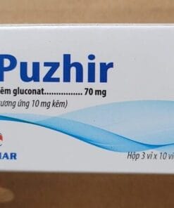 Thuốc Puzhir (Kẽm gluconat 70mg) HADIPHAR-bổ sung kẽm (ZinC)