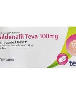 Thuốc Sildenafil 100mg Teva H/4v - điều trị rối loạn cương dương nam giới