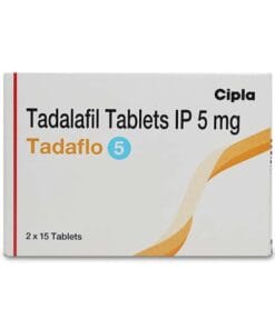 Thuốc Tadaflo 5 (Tadalafil Tablets IP 5mg) CIPLA H/30v điều trị rối loạn cương dương nam giới