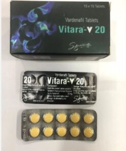 Thuốc VITARA-V 20 (Vardenafil 20mg) điều trị rối loạn cương dương nam giới ít tác dụng phụ