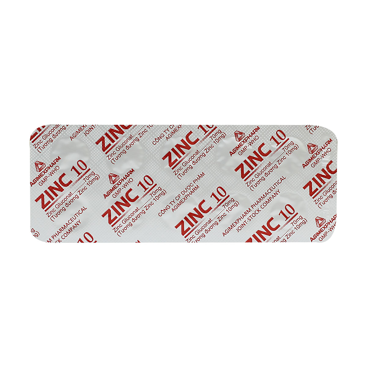 Thuốc ZINC 10 Agimexpharm giá bao nhiêu? | thuoctotgiasi.com
