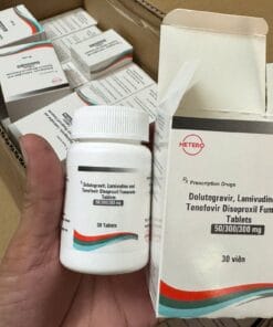Thuốc HETERO Dolutegravir Lamivudine Tenofovir 50/300/300mg H/30v điều trị ARV 1 Thuoc HETERO Dolutegravir Lamivudine Tenofovir 50 300 300mg e1746857620303