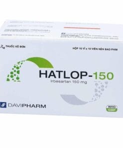 HATLOP 150 (Irbesartan 150mg) điều trị tăng huyết áp động mạch vô căn, đái tháo đường tuýp 2 3 hatlop 150 irbesartan 150mg dieu tri tang huyet ap dong mach vo can dai thao duong tuyp 2 5200 1 e1747650064358
