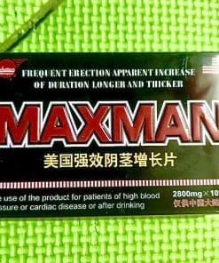 MAXMAN hỗ trợ điều trị yếu sinh lý (rối loạn cương dương, xuất tinh sớm)