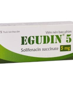 Thuốc Egudin 5 (Solifenacin succinat 5mg) điều trị triệu chứng tiểu không tự chủ
