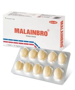 Thuốc Malainbro (Promestriene 10mg) H/10v điều trị teo âm đạo, thiếu estrogen, rối loạn âm hộ