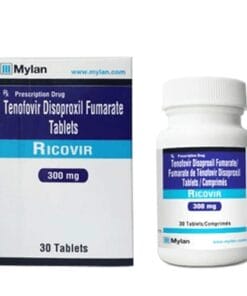 Thuốc RICOVIR 300 (Tenofovir Disoproxil Fumarate 300mg) điều trị HIV và viêm gan